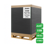 Jinko 510W Tiger Neo Black Solar Panel - Pallet of 37 Panels